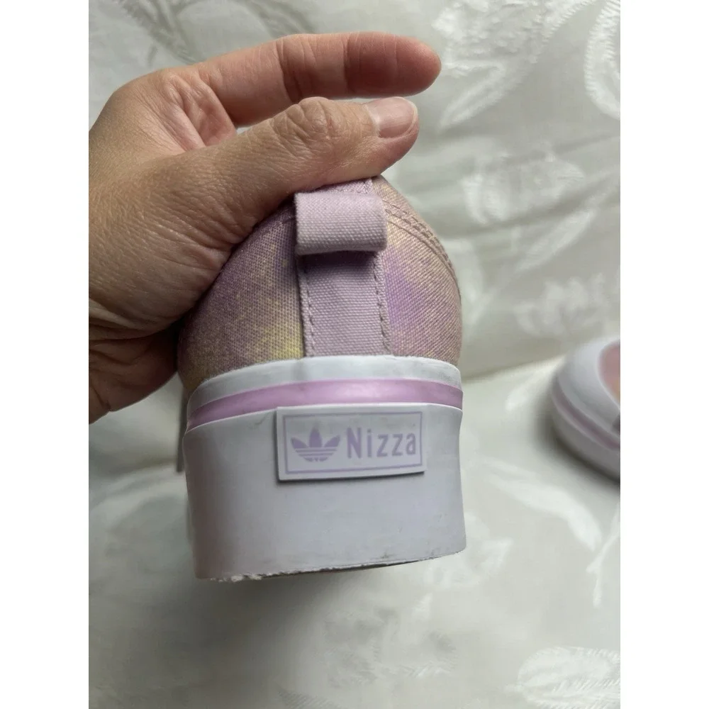 Adidas Nizza Platform Womens Shoes 6 Pink Multi‎ Canvas Casual Streetwear School